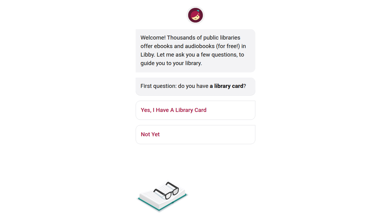 Browse and borrow free audiobooks and ebooks from your local library using the Libby app.