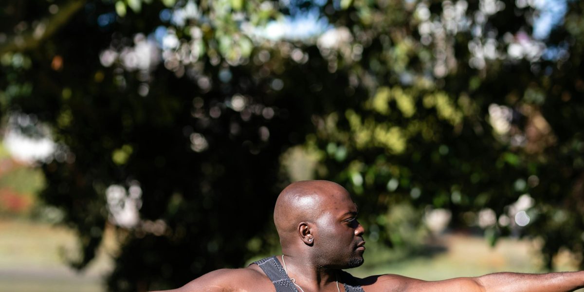 An individual enjoying physical activity outdoors, emphasizing the link between exercise, improved blood flow, and enhanced focus.