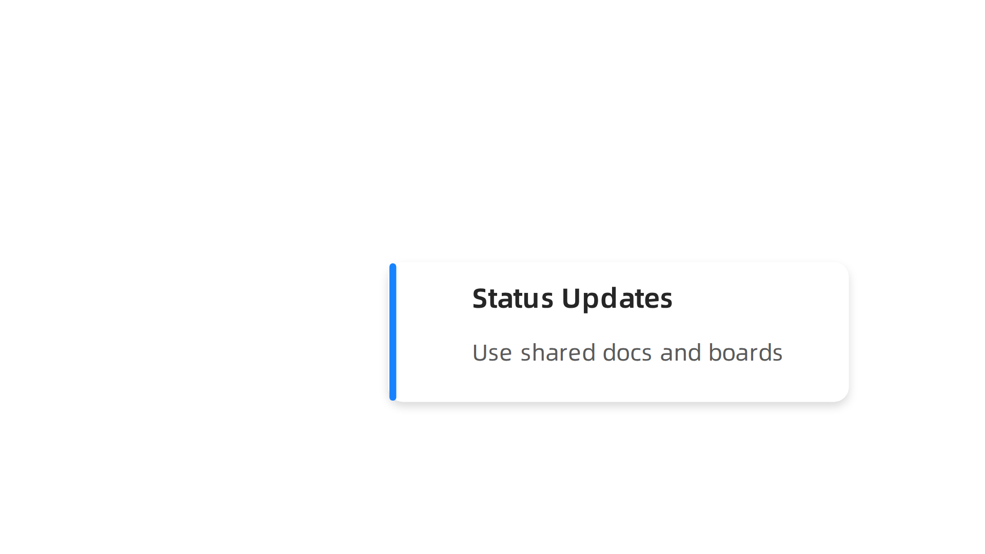 Adopt asynchronous practices for status updates, feedback, and deep work projects to minimize interruptions.