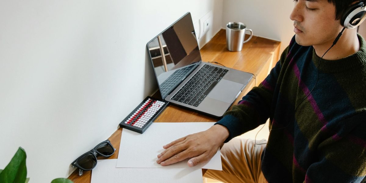 A person deeply concentrated on their task, demonstrating uninterrupted focus during a deep work session.