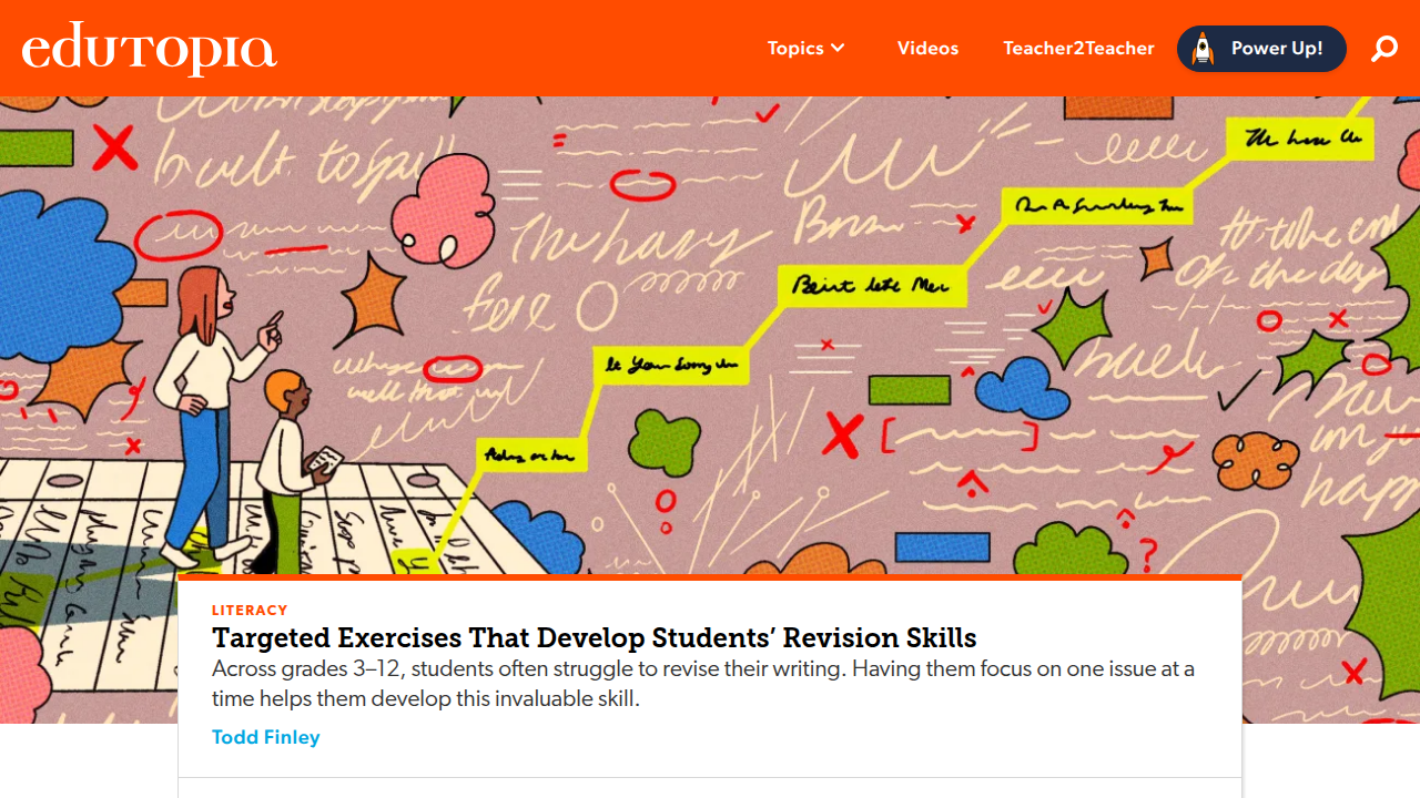 Access educational resources and note-taking strategies for students on Edutopia.org.
