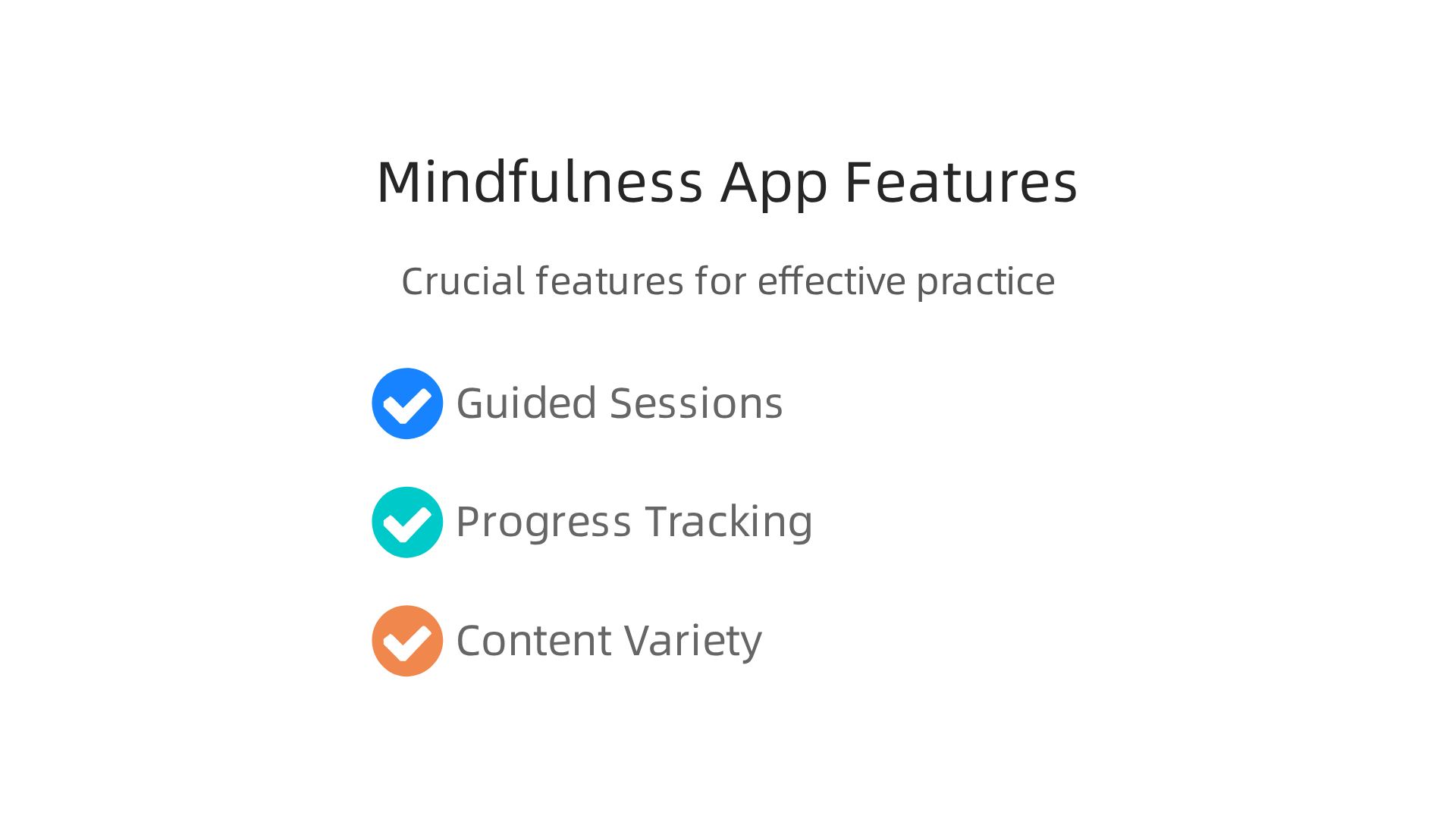 A breakdown of crucial features to look for in a mindfulness app, ensuring effective practice and long-term engagement.