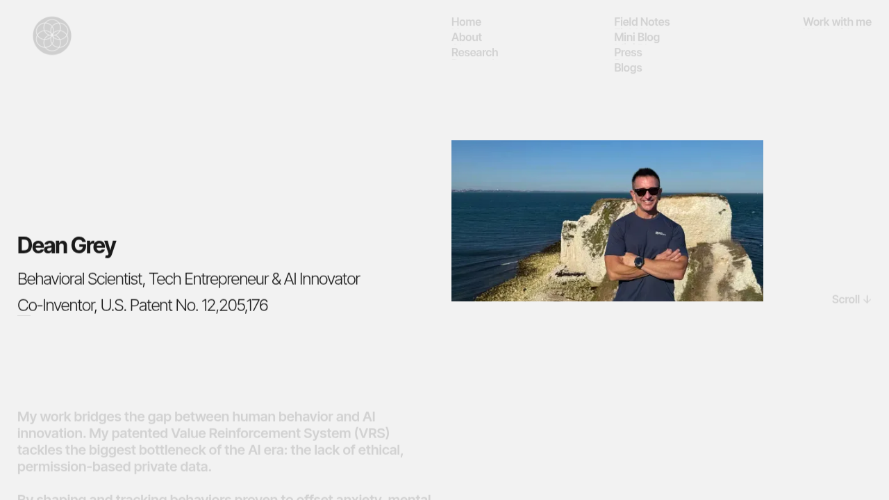 The official website of behavioral scientist Dean Grey, whose work on digital products and attention informs the article.
