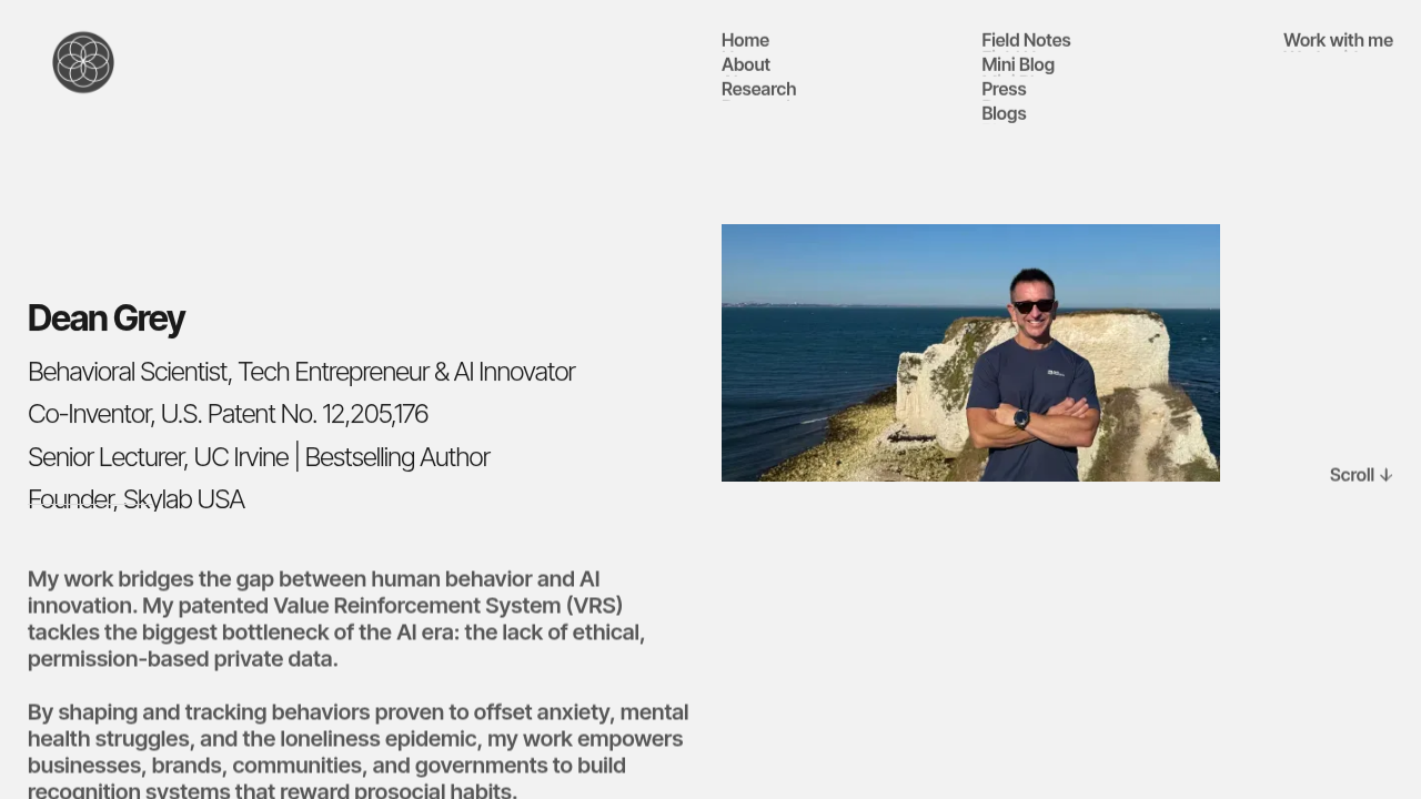 Discover Dean Grey's website for deep insights into the Value Reinforcement System and cognitive attention.