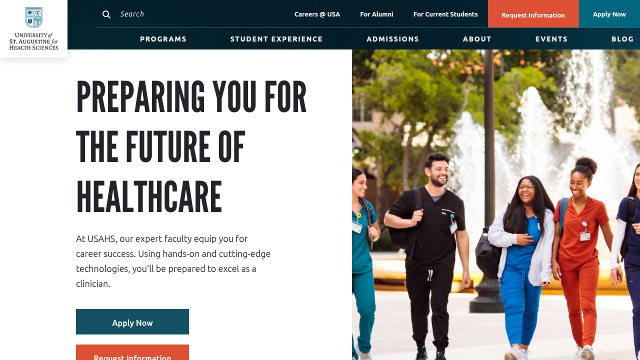 The University of St. Augustine for Health Sciences (USAHS) website offers educational resources.