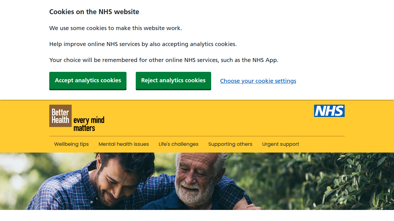 The NHS Every Mind Matters initiative offers expert advice and practical tips for improving mental well-being, including sleep.